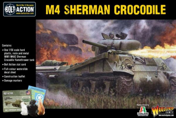 Warlord Games Bolt Action   Sherman Crocodile Flamethrower Tank - 402413008 - 5060572500341