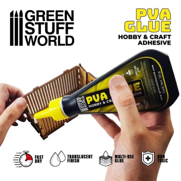 Green Stuff World    PVA glue 125gr - 8435646502236ES - 8435646502236