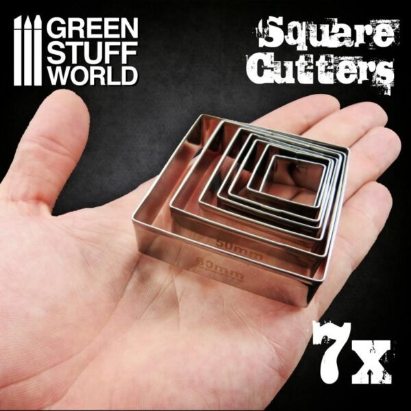 Green Stuff World    Squared Cutters for Bases - 8436574503777ES - 8436574503777