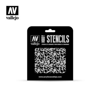 Vallejo    AV Vallejo Stencils - 1:48 Weathered Paint - VALST-AIR001 - 8429551986427