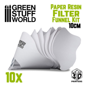 Green Stuff World    Paper resin filter funnel kit 10cm - 8435646504568ES - 8435646504568