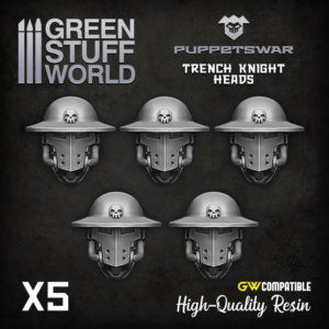 Green Stuff World    Trench Knight heads - 5904873422202ES - 5904873422202