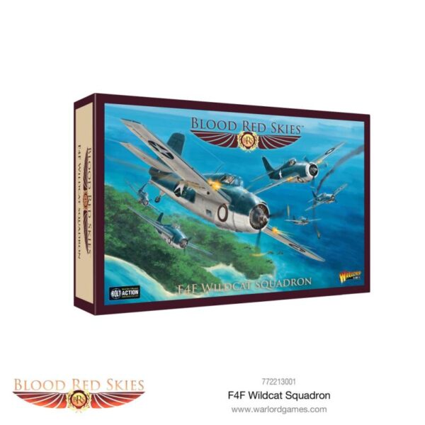 Warlord Games Blood Red Skies   Blood Red Skies: F4F Wildcat Squadron - 772213001 - 5060572501355