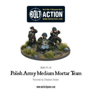 Warlord Games Bolt Action   Polish Army Medium Mortar team - WGB-PI-25 - 5060200849613