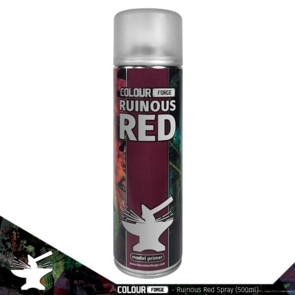 The Colour Forge    Colour Forge Spray: Ruinous Red  (500ml) - TCF-SPR-029 - 5060843101918