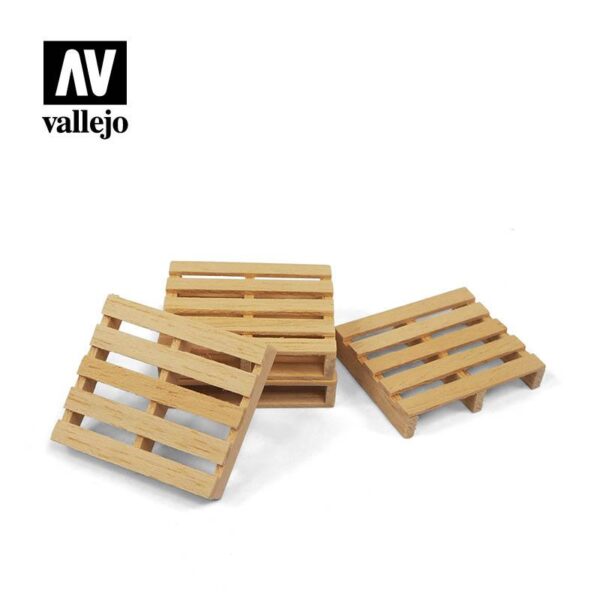 Vallejo    Vallejo Scenics - Scenery: Wooden Pallets - VALSC233 - 8429551987189