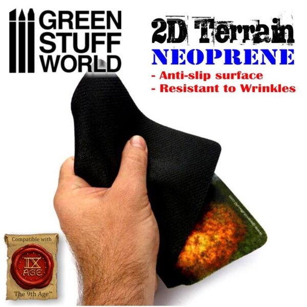 Green Stuff World    2D Neoprene Terrain - Forest with 6 trees - 8436574504484ES - 8436574504484