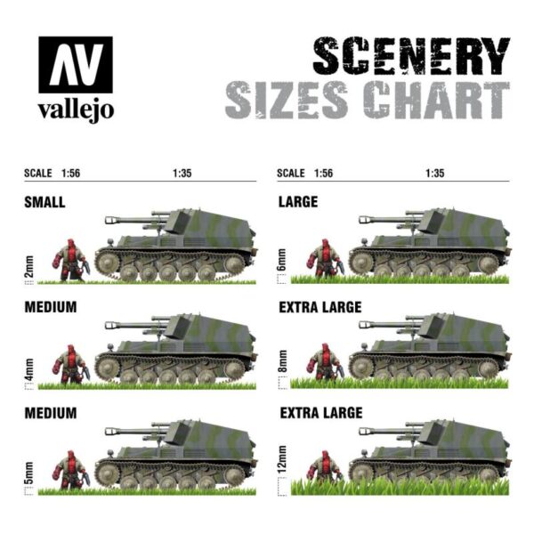 Vallejo    AV Vallejo Scenery - Fantasy Tuft - Fire, Large: 6mm - VALSC431 - 8429551986298