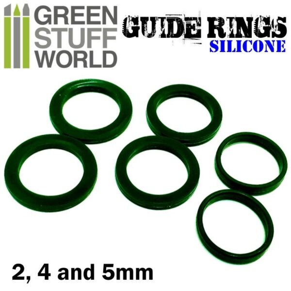 Green Stuff World    Silicone Rolling Pin Guide Rings - 8436554364442ES - 8436554364442