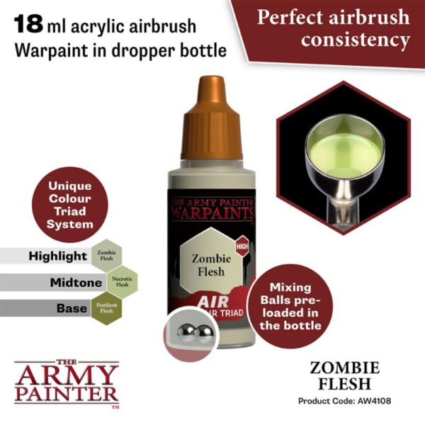 The Army Painter    Warpaint Air: Zombie Flesh - APAW4108 - 5713799410886