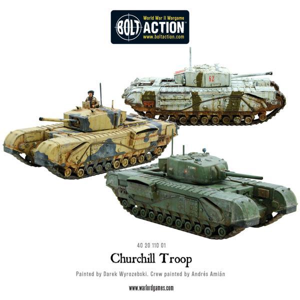 Warlord Games Bolt Action   Churchill Troop - 402011001 - 5060393704065