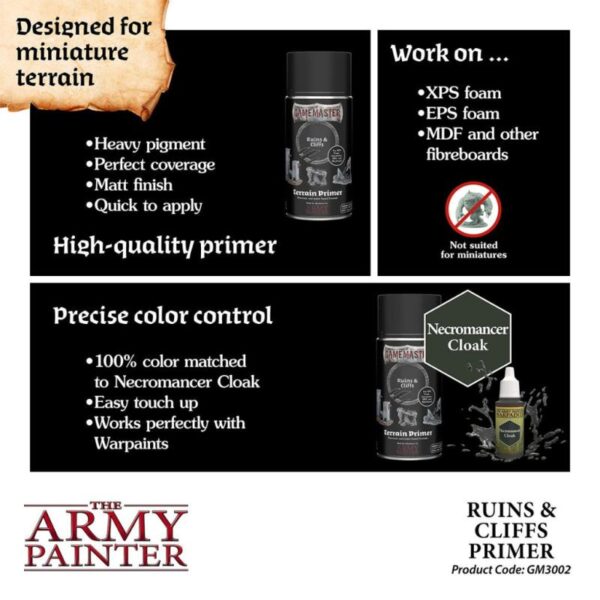 The Army Painter    GM: Terrain Primer - Ruins & Cliffs - AP-GM3002 - 5713799300293