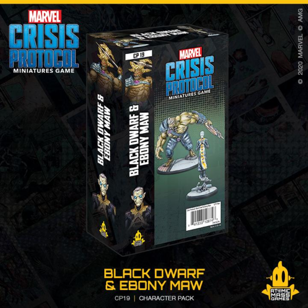 Atomic Mass Marvel Crisis Protocol   Marvel Crisis Protocol: Black Dwarf and Ebony Maw - CP19 - 841333108748
