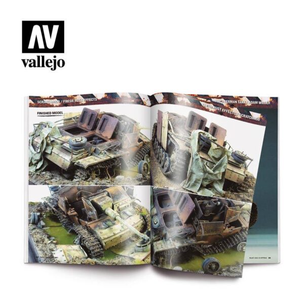 Vallejo    AV Book - Rust & Chipping 100 pages - VAL75011 - 9788461787005