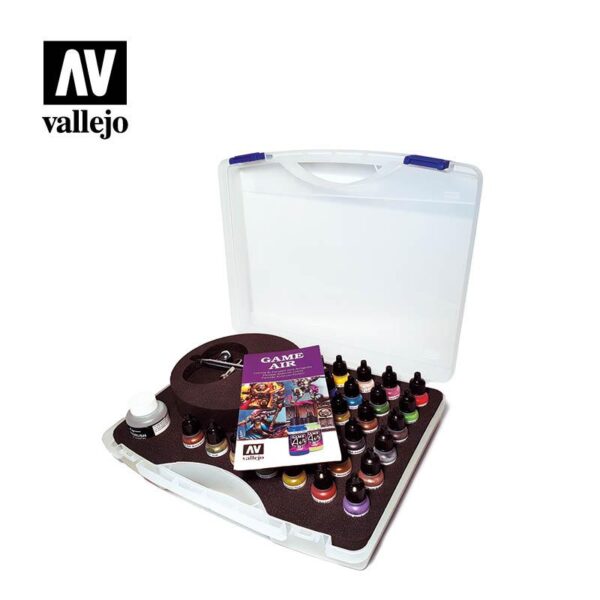 Vallejo    AV Vallejo Basic Game Air Colors & Airbrush Set - VAL72871 - 8429551728713