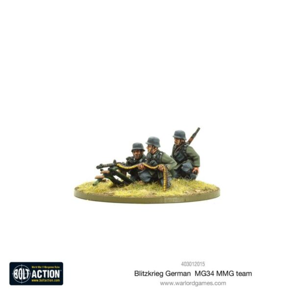 Warlord Games Bolt Action   Blitzkrieg German MG34 MMG Team (1939-42) - 403012015 - 5060572501614