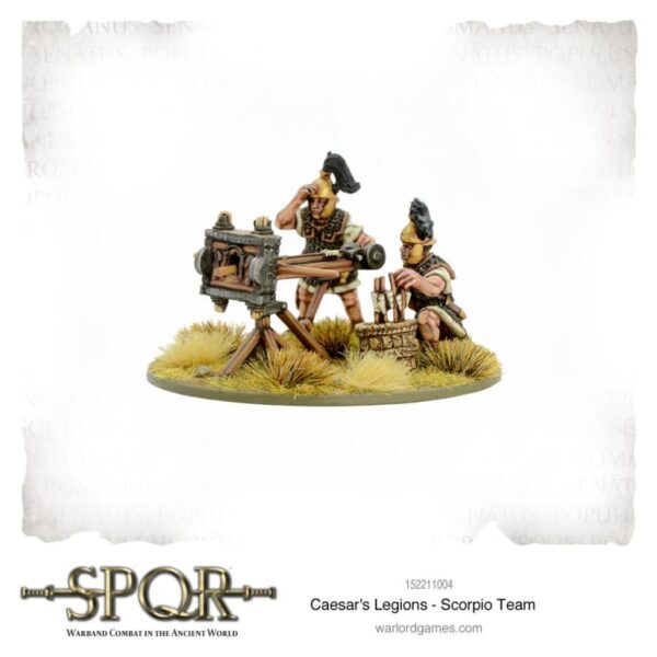 Warlord Games SPQR   SPQR: Caesar's Legions Scorpio Team - 152211004 - 5060572504820