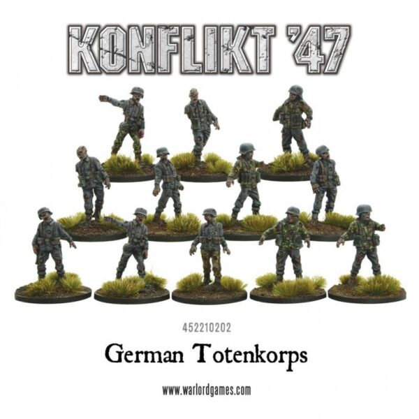 Warlord Games Konflikt '47   German Totenkorps - 452210202 - 5060393704379