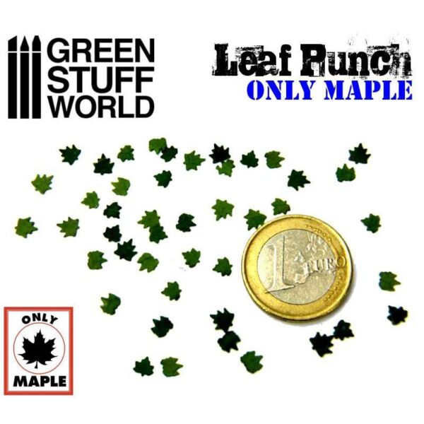 Green Stuff World    Miniature Leaf Punch MEDIUM GREEN - 8436554364145ES - 8436554364145
