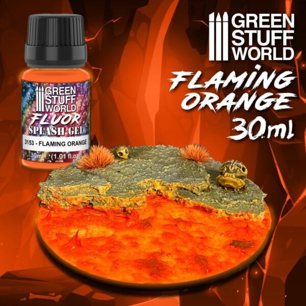 Green Stuff World    Splash Gel - Flaming Orange - 8435646505138ES - 8435646505138