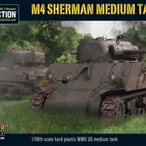 Warlord Games Bolt Action   M4 Sherman Medium Tank (plastic) - 402013006 - 5060200849781