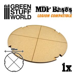 Green Stuff World    MDF Bases - Round 120 mm - 8435646507620ES - 8435646507620
