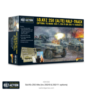 Warlord Games Bolt Action   Sd.Kfz 250 (Alte) half-track (250/1, 250/9 & 250/11 variants) - 402012052 - 5060917990639