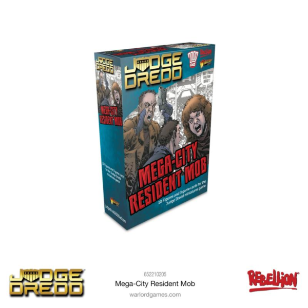 Warlord Games Judge Dredd   Judge Dredd: Mega-City Resident Mob - 652210205 - 5060917991780