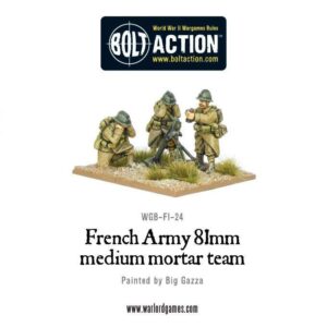 Warlord Games Bolt Action   Early War French 81mm Mortar Team - WGB-FI-24 - 5060200841846