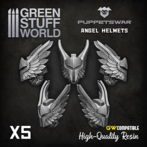 Green Stuff World    Angel Helmets - 5904873422714ES - 5904873422714