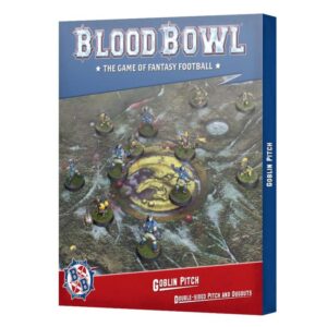 Games Workshop Blood Bowl   Blood Bowl: Goblin Team Pitch & Dugouts - 99220909006 - 5011921144013
