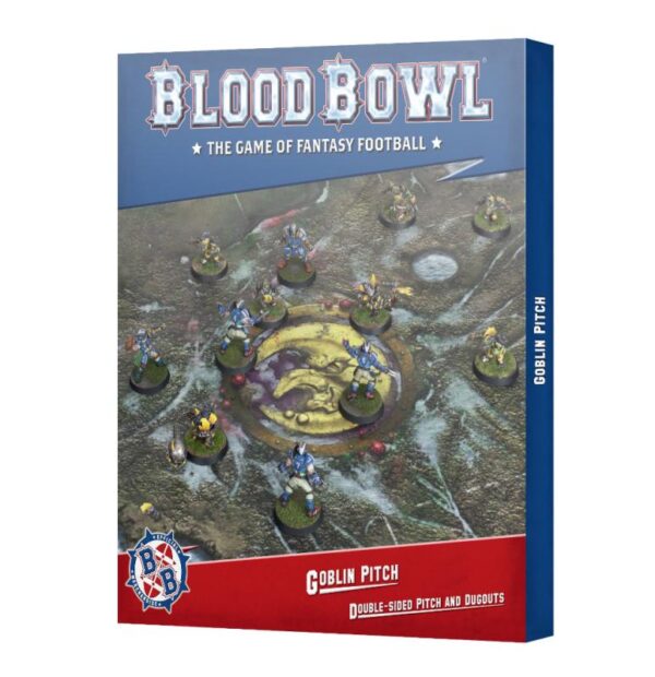 Games Workshop Blood Bowl   Blood Bowl: Goblin Team Pitch & Dugouts - 99220909006 - 5011921144013