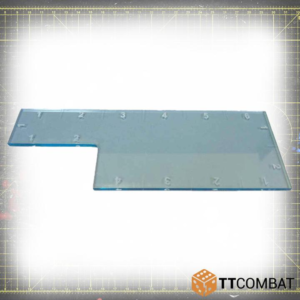 TTCombat    6 Inch Range Ruler - Light Blue - MT011 - 5060504045209