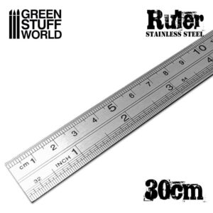 Green Stuff World    Stainless Steel RULER 30cm - 8436574508116ES - 8436574508116