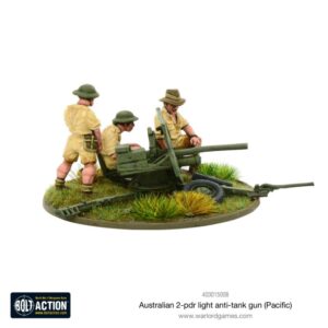 Warlord Games Bolt Action   Australian 2-pdr Light Anti-tank Gun - 403015008 - 5060572500693