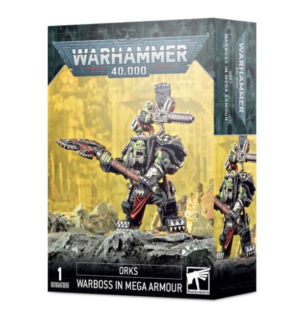 Games Workshop Warhammer 40,000   Orks: Warboss in Mega Armour - 99120103105 - 5011921163144