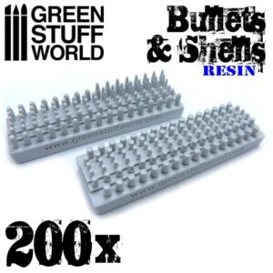 Green Stuff World    200x Resin Bullets and Shells - 8436574500516ES - 8436574500516