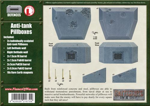 Gale Force Nine    Flames of War: Anti-Tank Bunkers - BB121 - 9420020216709