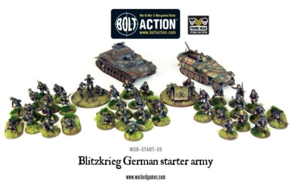 Warlord Games Bolt Action   Blitzkrieg! German Starter Army - 409912022 - 5060200846780