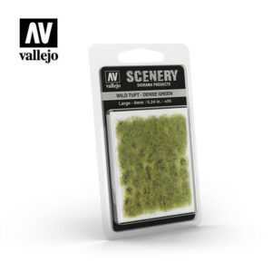 Vallejo    AV Vallejo Scenery - Wild Tuft - Dense Green, Large: 6mm - VALSC413 - 8429551986113