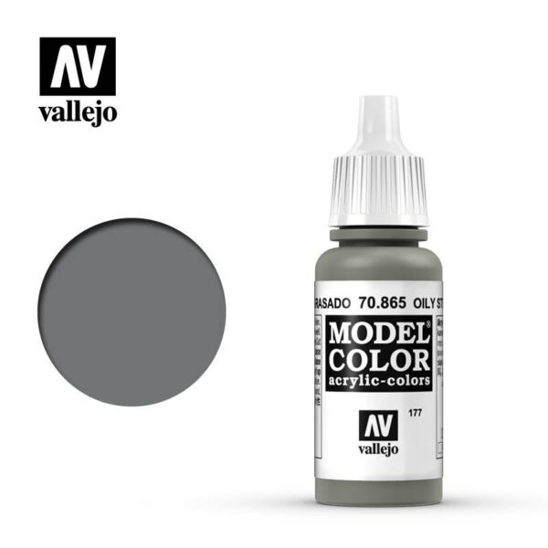 Vallejo    Model Color: Oily Steel (metallic) - VAL865 - 8429551708654