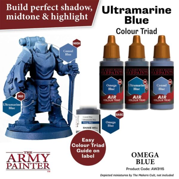 The Army Painter    Warpaint Air: Omega Blue - APAW3115 - 5713799311589