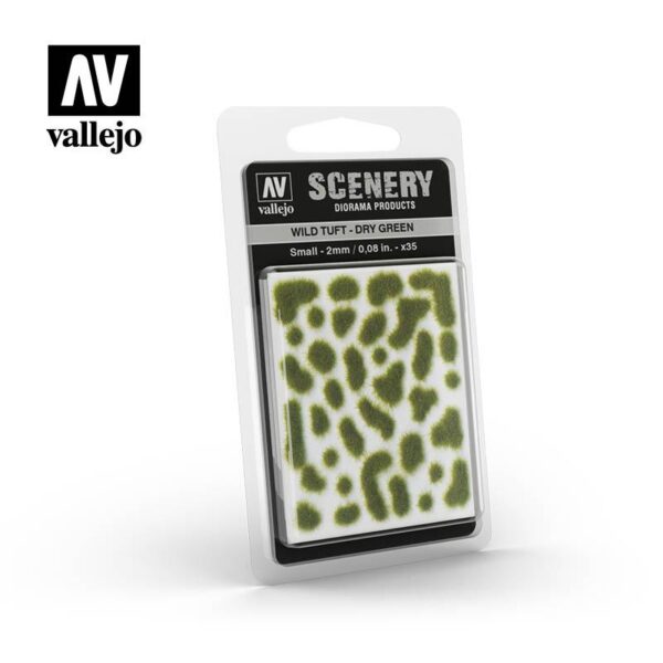 Vallejo    AV Vallejo Scenery - Wild Tuft - Dry Green, Small: 2mm - VALSC401 - 8429551985994