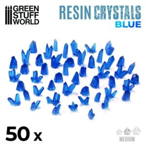 Green Stuff World    BLUE Resin Crystals - Medium - 8436574508871ES - 8436574508871