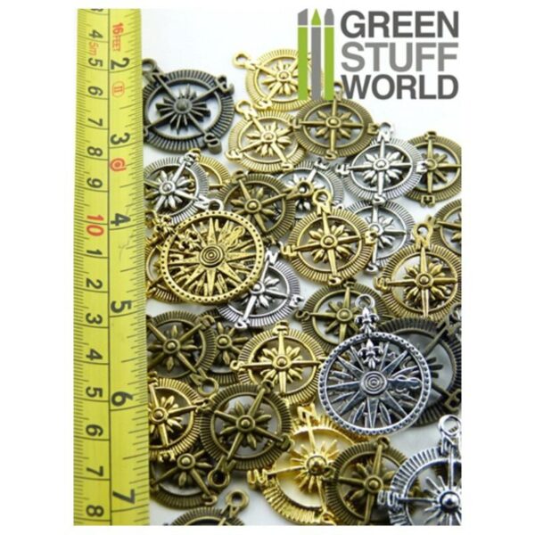 Green Stuff World    SteamPunk COMPASS WINDROSE Beads 85gr - 8436554365838ES - 8436554365838