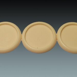 Baker Bases    Recessed: 50mm Round Bases (Lipped) (3) - CB-RS-03-50M - 5060439481455