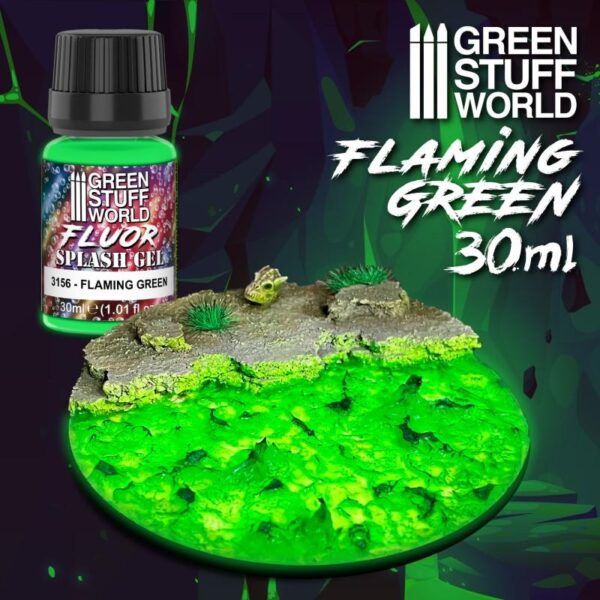 Green Stuff World    Splash Gel - Flaming Green - 8435646505169ES - 8435646505169