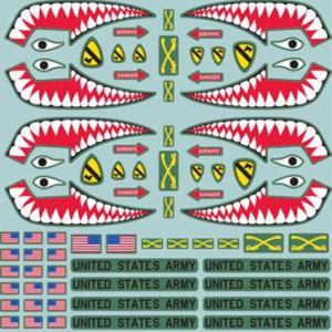 Battlefront Team Yankee   WWIII: American Decal Set - TUS950 - 9420020247826