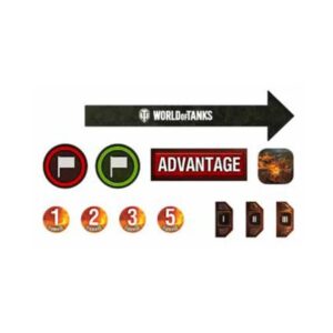 Gale Force Nine World of Tanks: Miniature Game   World of Tanks Gaming Tokens - WOT32 - 9781947494725