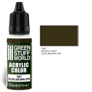 Green Stuff World    Acrylic Color OLIVE-BROWN OPS - 8436574502466ES - 8436574502466